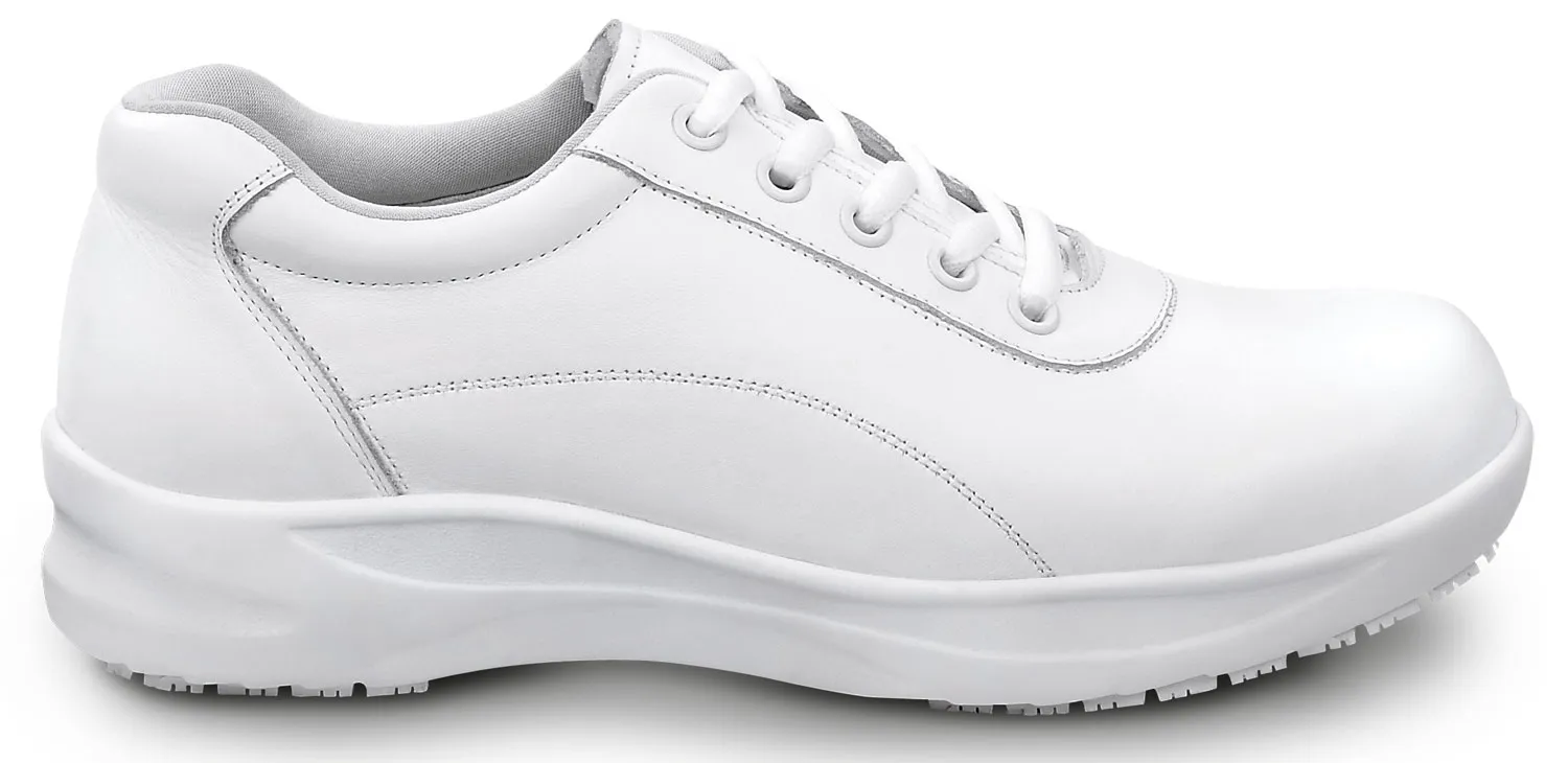 SR MAX  Abilene, Women's, White, Casual Oxford Style, MaxTRAX Slip Resistant, Soft Toe Work Shoe