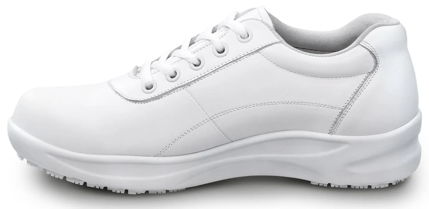 SR MAX  Abilene, Women's, White, Casual Oxford Style, MaxTRAX Slip Resistant, Soft Toe Work Shoe