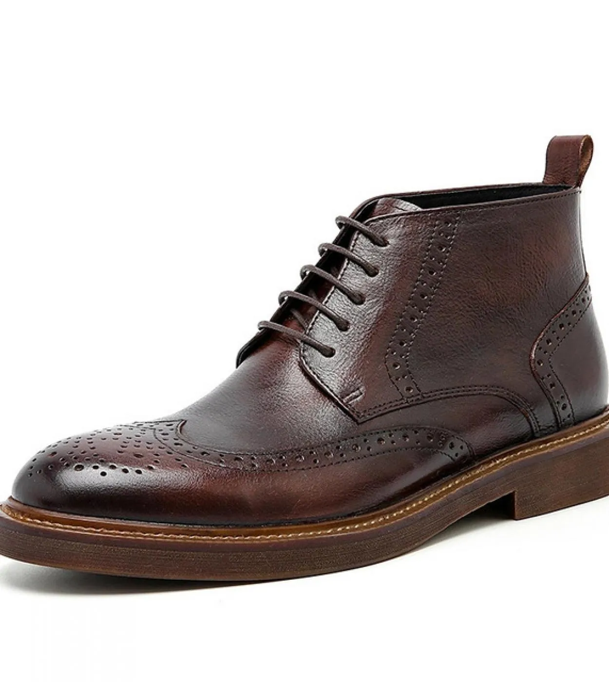 Stivali Chelsea in vera pelle Scarpe invernali da uomo di lusso da uomo Stivali in pizzo da uomo Stivali da uomo