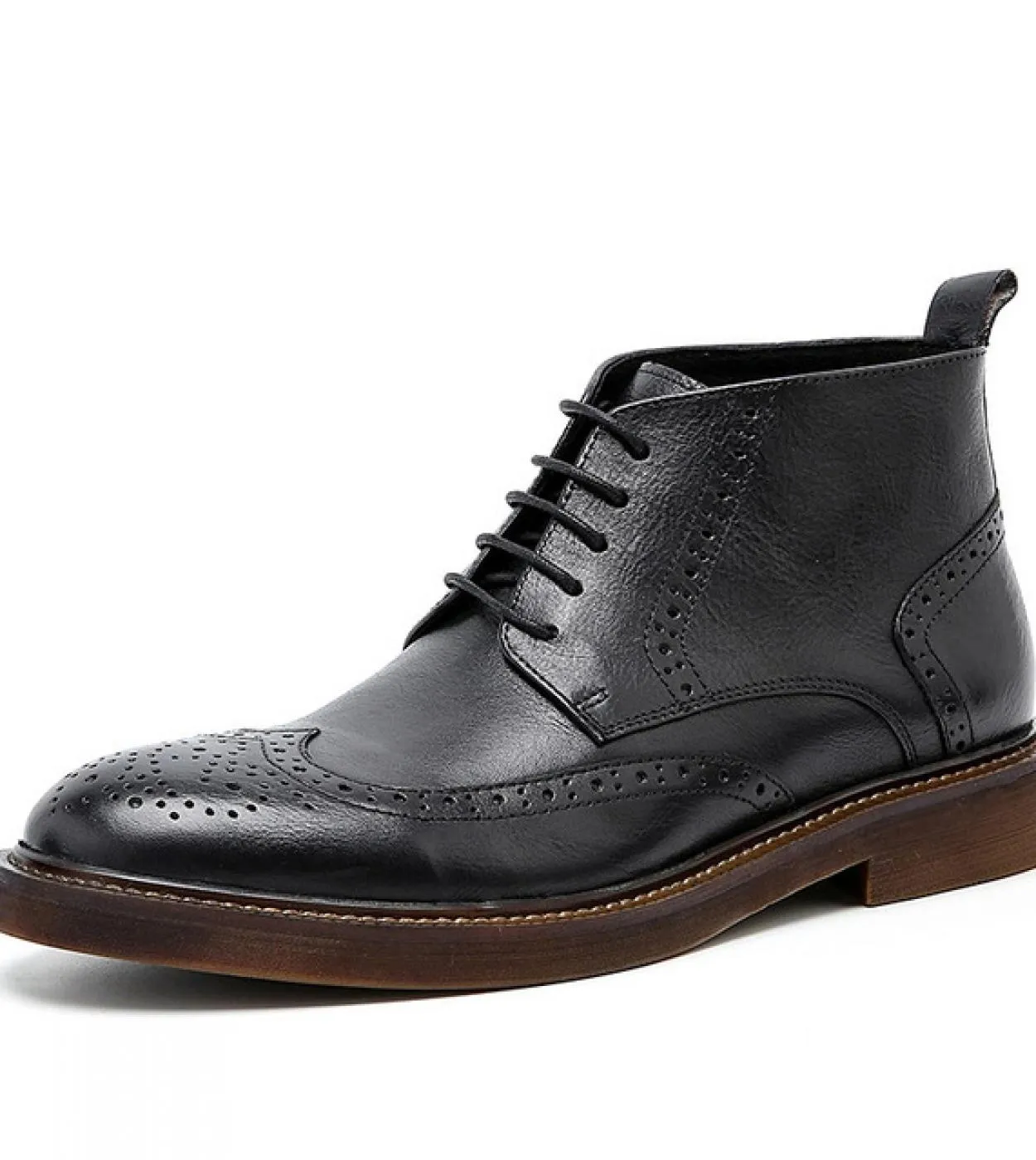 Stivali Chelsea in vera pelle Scarpe invernali da uomo di lusso da uomo Stivali in pizzo da uomo Stivali da uomo