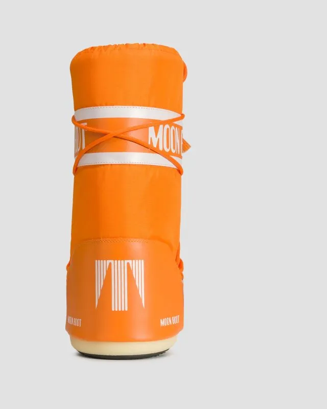 Stivali da neve da bambino Moon Boot Icon Nylon Arancioni