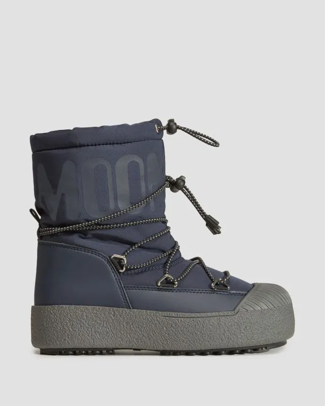 Stivali da neve da bambino Moon Boot Jtrack Polar Blu