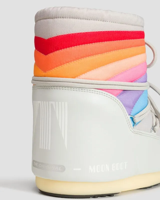 Stivali da neve da donna Moon Boot Icon Low Rainbow Grigi