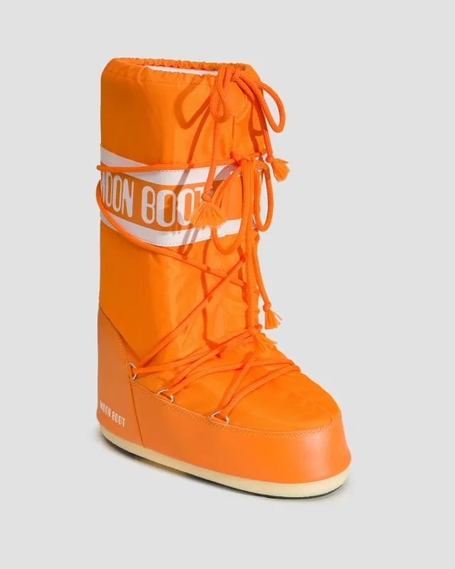 Stivali da neve da donna Moon Boot Icon Nylon Arancioni