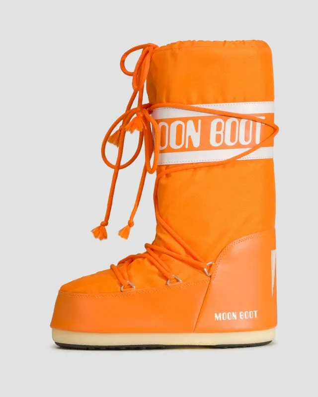 Stivali da neve da donna Moon Boot Icon Nylon Arancioni
