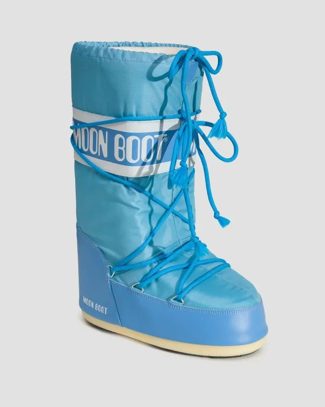 Stivali da neve da donna Moon Boot Icon Nylon Blu