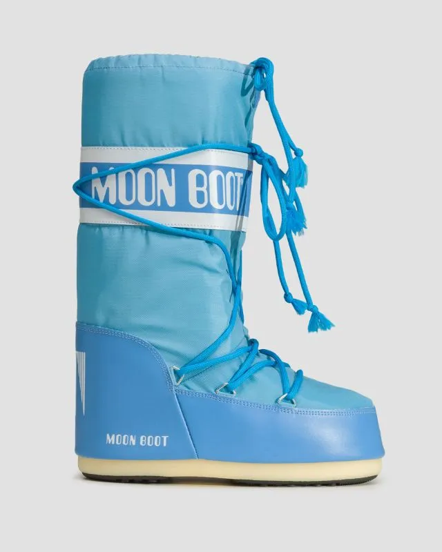 Stivali da neve da donna Moon Boot Icon Nylon Blu