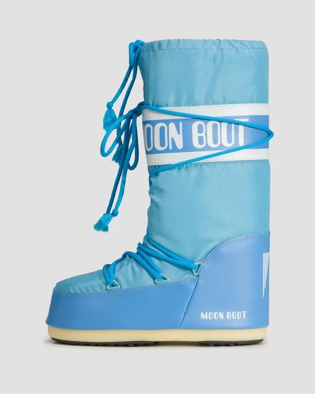 Stivali da neve da donna Moon Boot Icon Nylon Blu