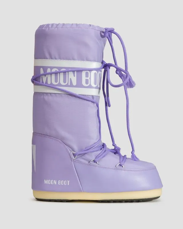 Stivali da neve da donna Moon Boot Icon Nylon Viola