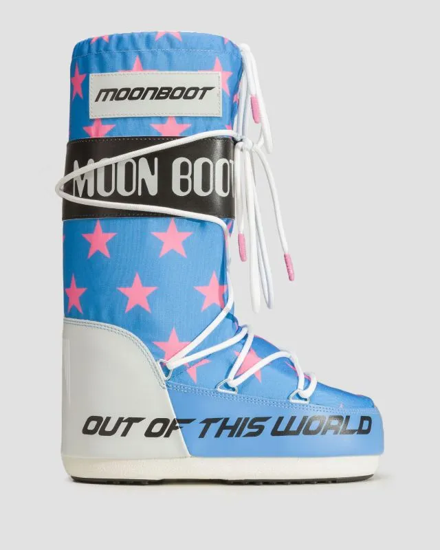 Stivali da neve da donna Moon Boot Icon Retrobiker Blu