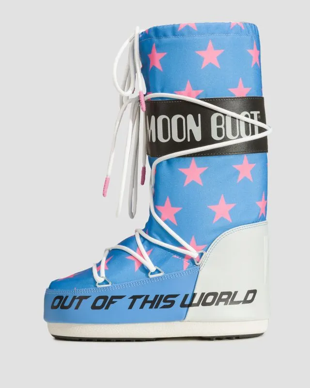 Stivali da neve da donna Moon Boot Icon Retrobiker Blu