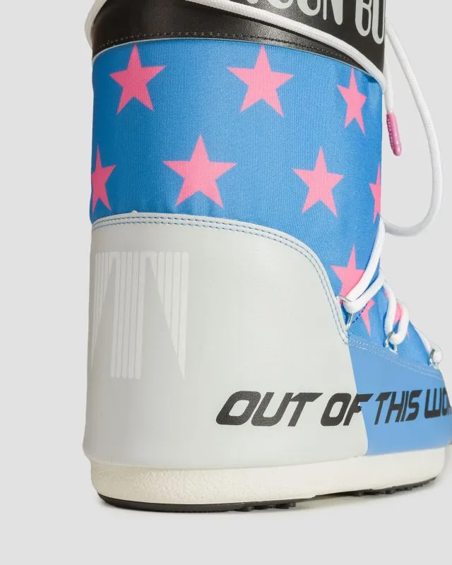 Stivali da neve da donna Moon Boot Icon Retrobiker Blu