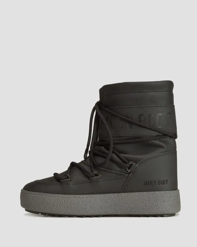 Stivali da neve da donna Moon Boot Ltrack Tube Rubber Neri