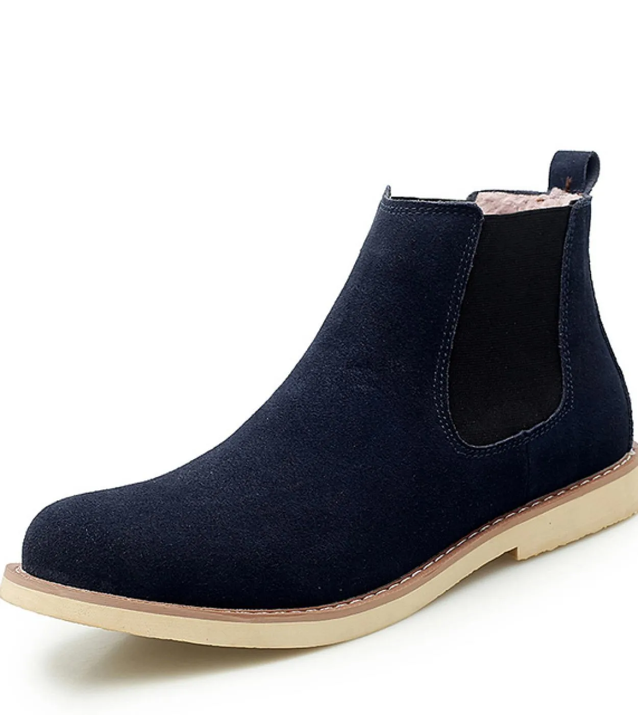 Stivali da uomo Luxury Spring  winter Elegant Chelsea Boots Uomo in pelle scamosciata di mucca Scarpe casual per amanti Plus Si
