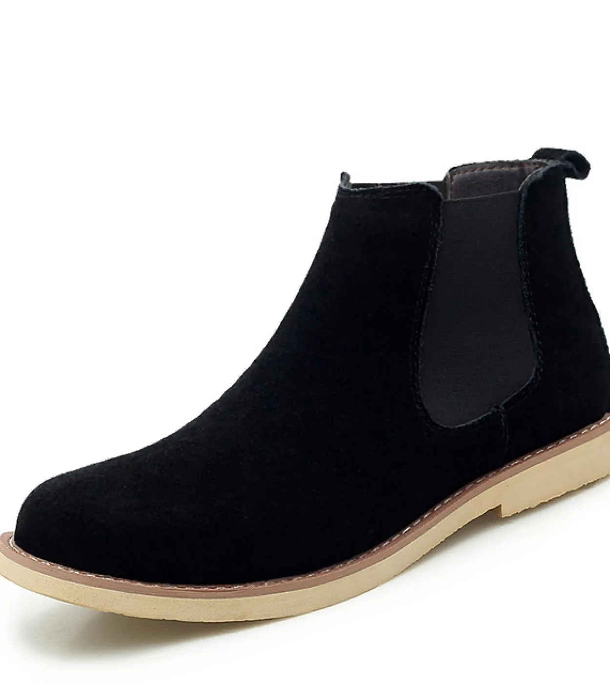 Stivali da uomo Luxury Spring  winter Elegant Chelsea Boots Uomo in pelle scamosciata di mucca Scarpe casual per amanti Plus Si