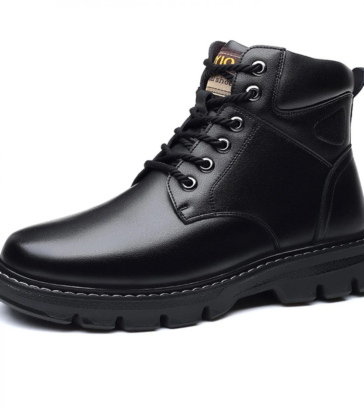 Stivali da uomo Scarpe invernali moda Uomo impermeabile Stivali da neve caldi Stivali alti da uomo in pelliccia Stivali casual d