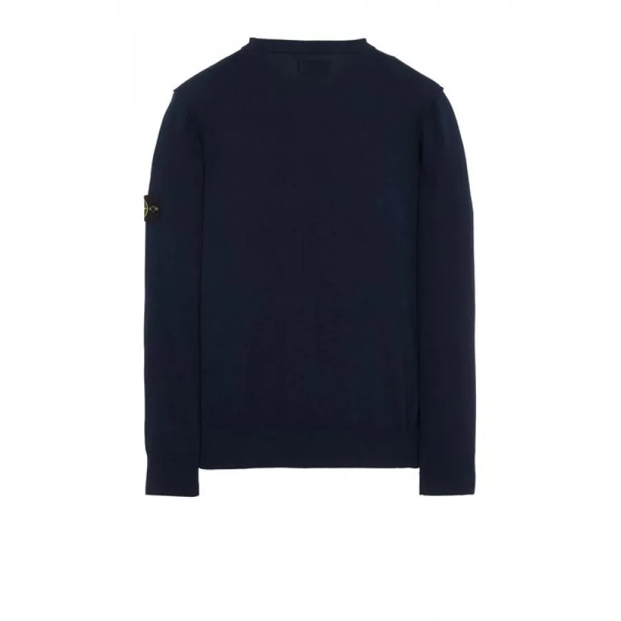 --Stone Island Maglia Girocollo In Morbido Cotone Organico-