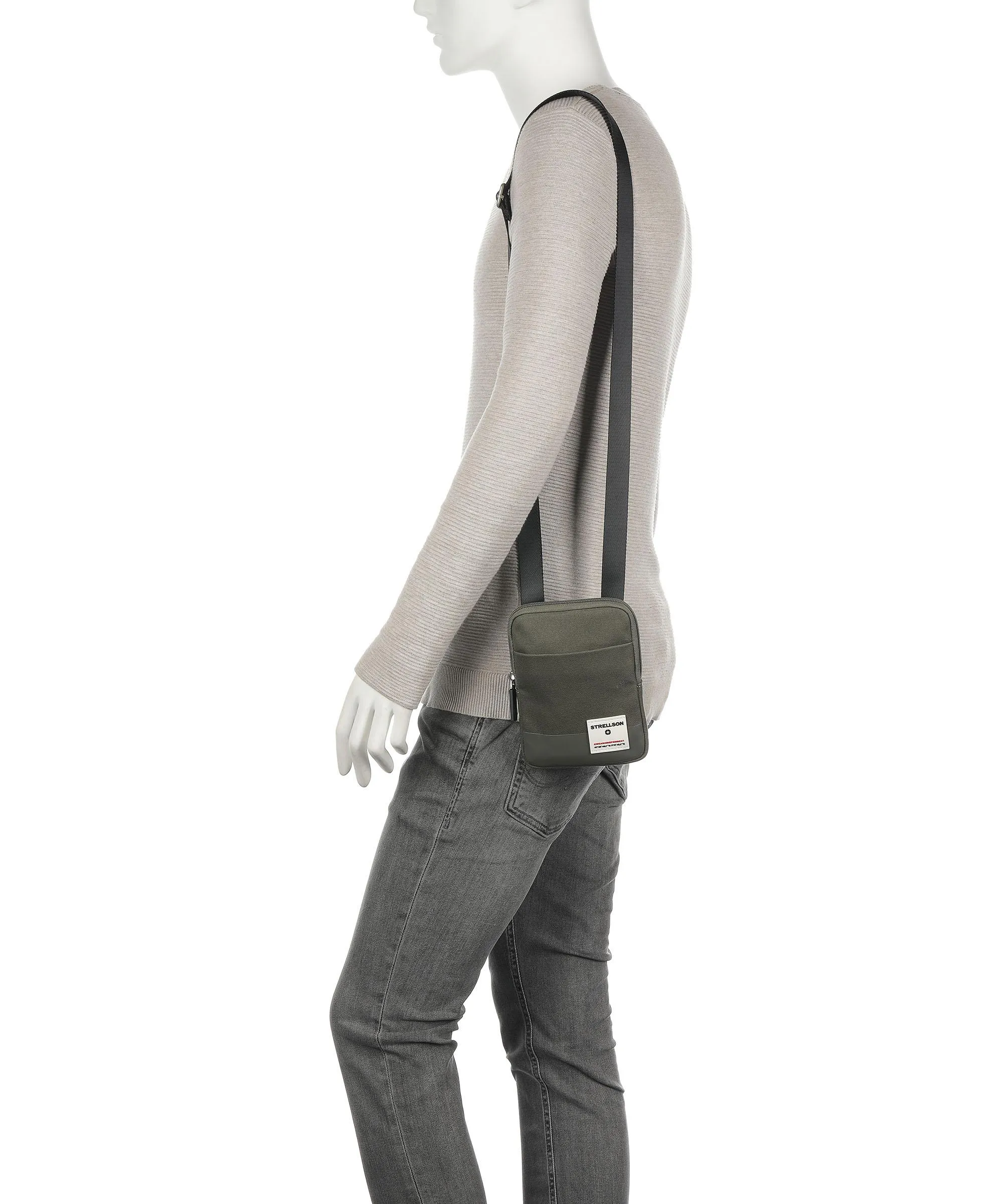  Strellson Tottenham 2.0 tottenham 2.0 brian shoulderbag xsvz Borsa a tracolla cotone cachi  