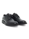 Stringata Guidi Calzature STILE INGLESE CHURCH'S in spazzolato nero