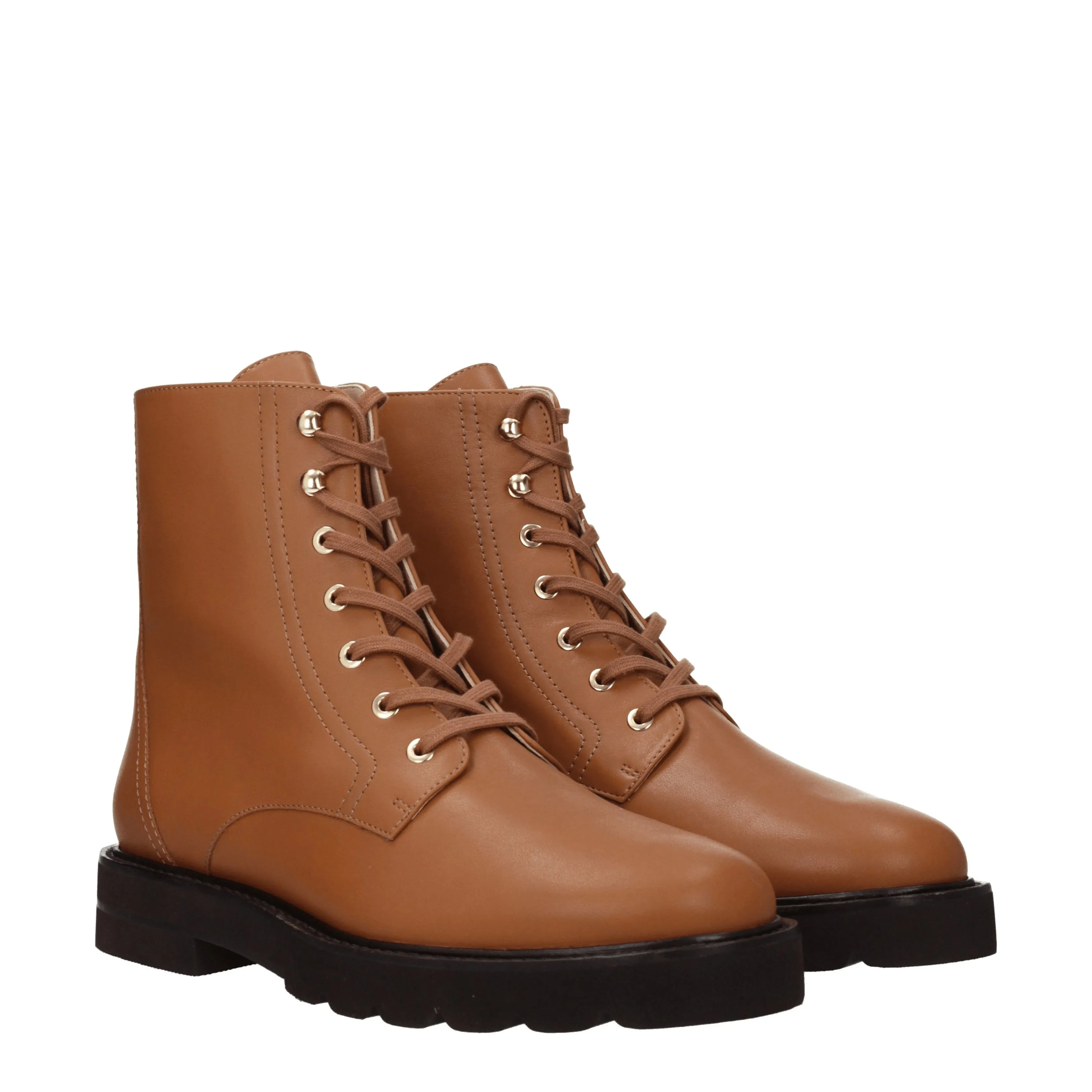 Stuart Weitzman Stivaletti Mila lift Donna Pelle Marrone/Caramello