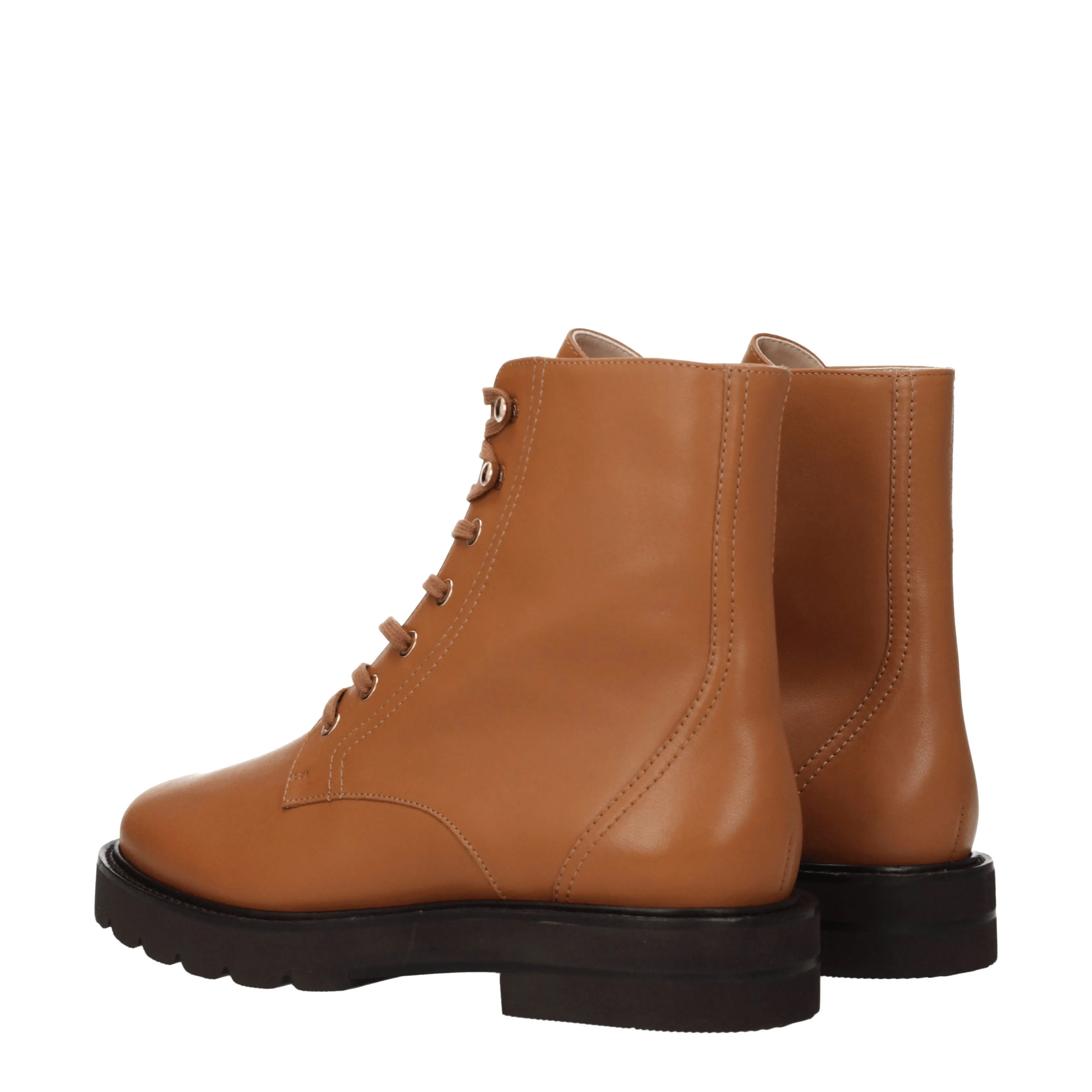 Stuart Weitzman Stivaletti Mila lift Donna Pelle Marrone/Caramello