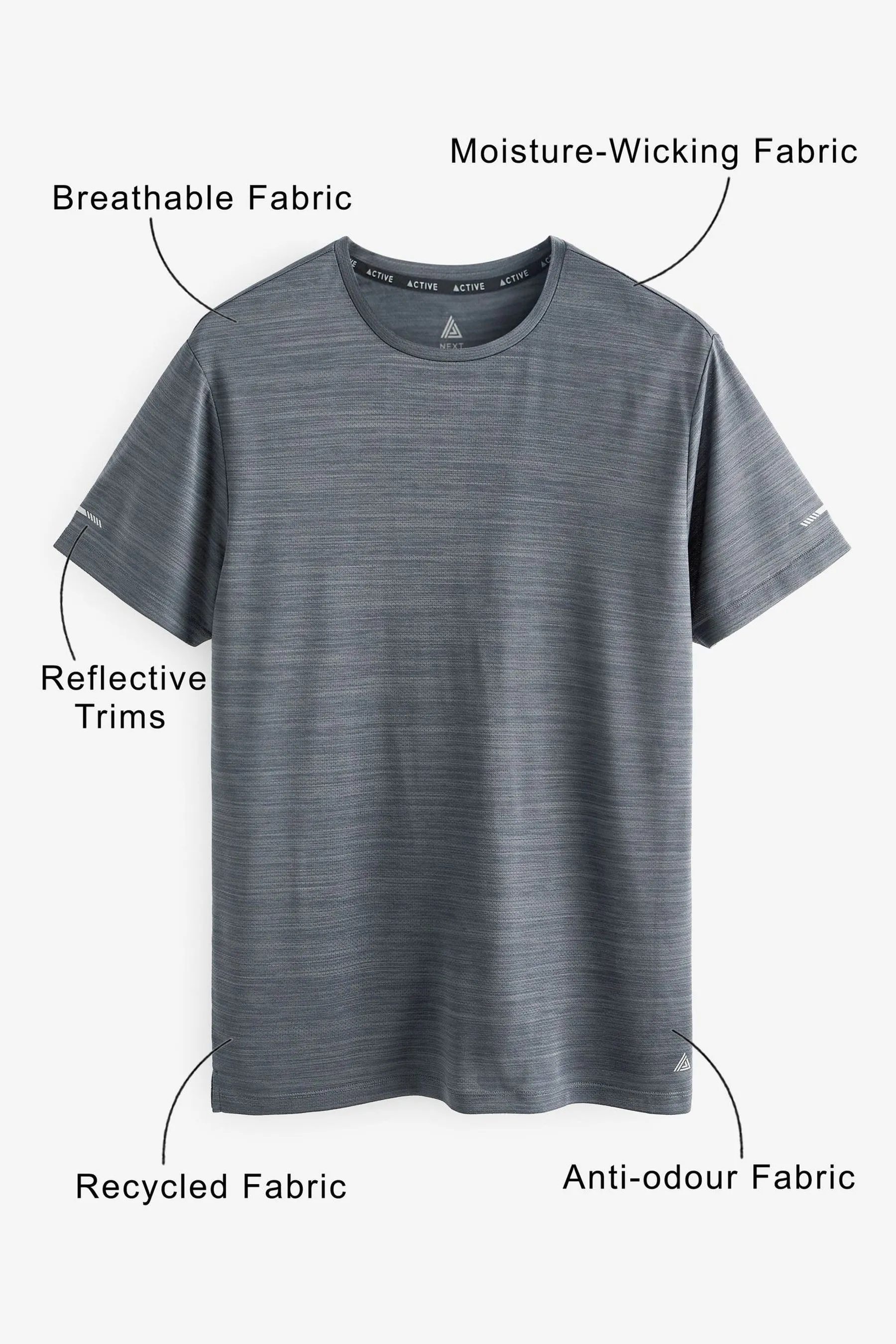 T-shirt da allenamento in rete    