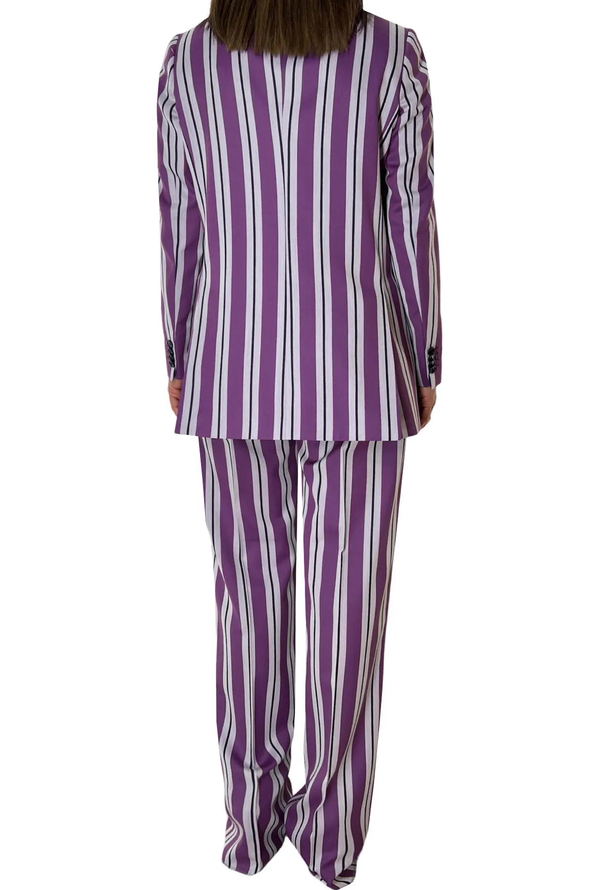 Tailleur donna doppiopetto 70% Lana Super120’s 30% Teclana Holland & Sherry Viola