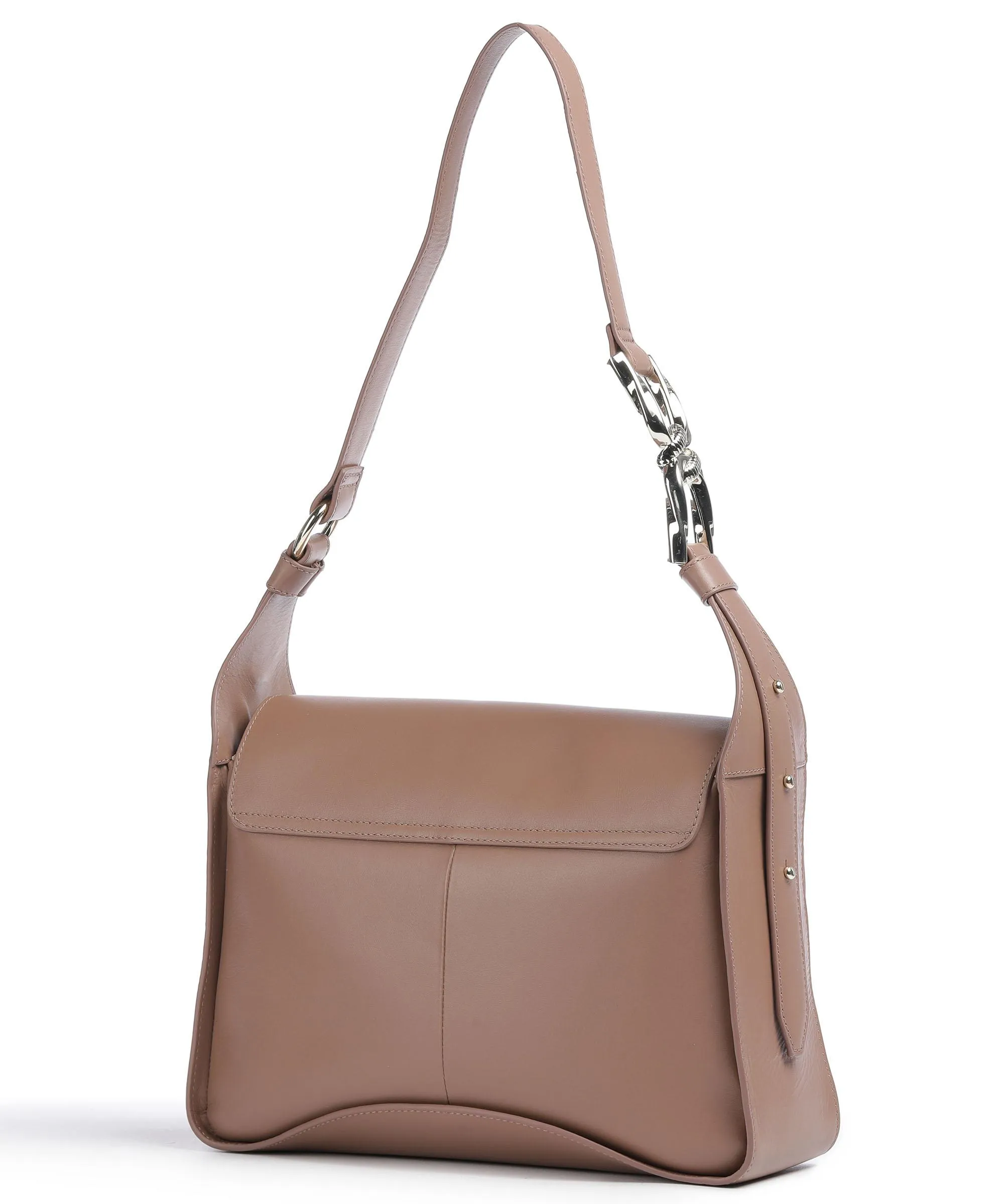  Ted Baker Cheriah Borsa hobo pelle bovina ruvida, pelle di vacchetta liscia marrone  