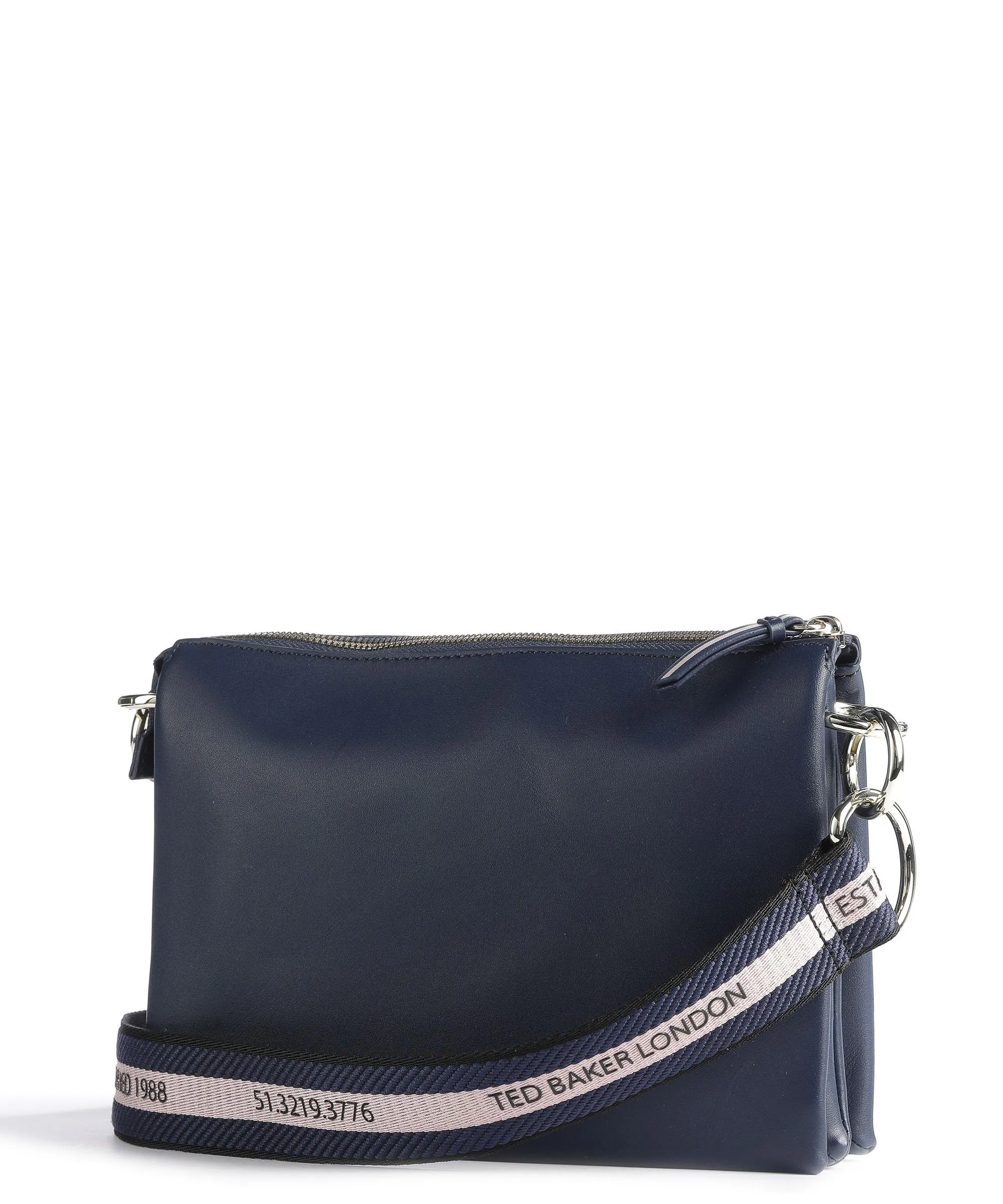 Ted Baker Darceyy Borsa a tracolla pelle di vacchetta liscia navy  