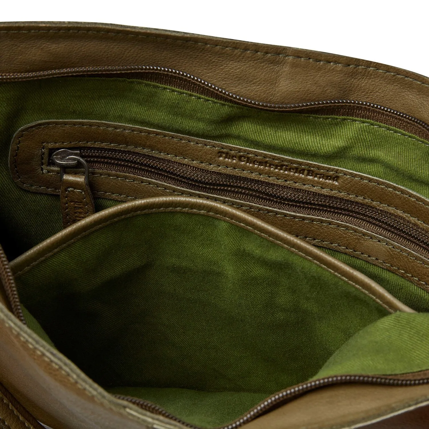 The Chesterfield Brand Washed Borsa a tracolla Pelle 34 cm
