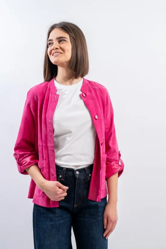 THE JACKIE GRACIOSA PERLIZED SUEDE GRA PESU