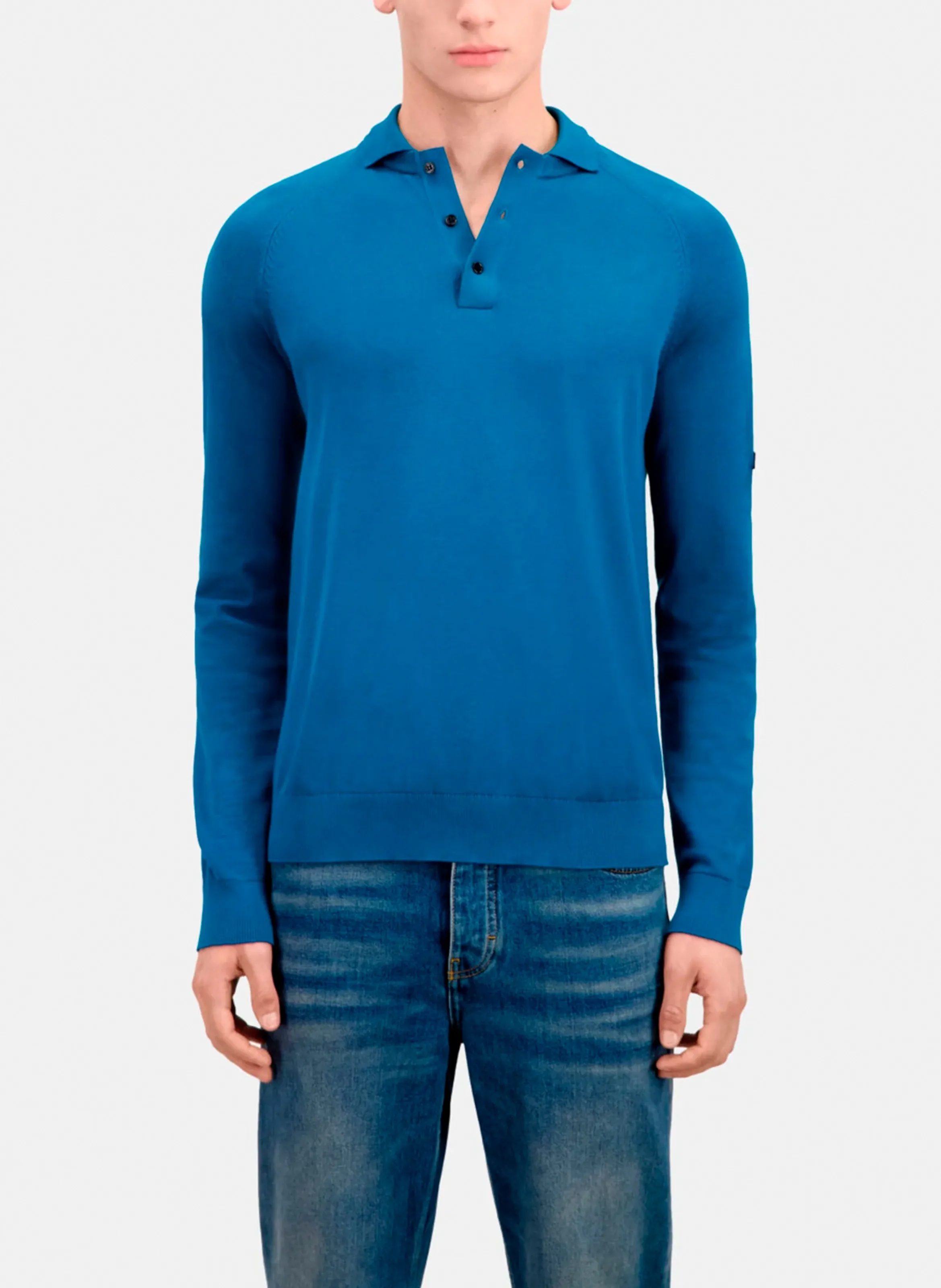  THE KOOPLES   Polo a maniche lunghe regular fit | Blu