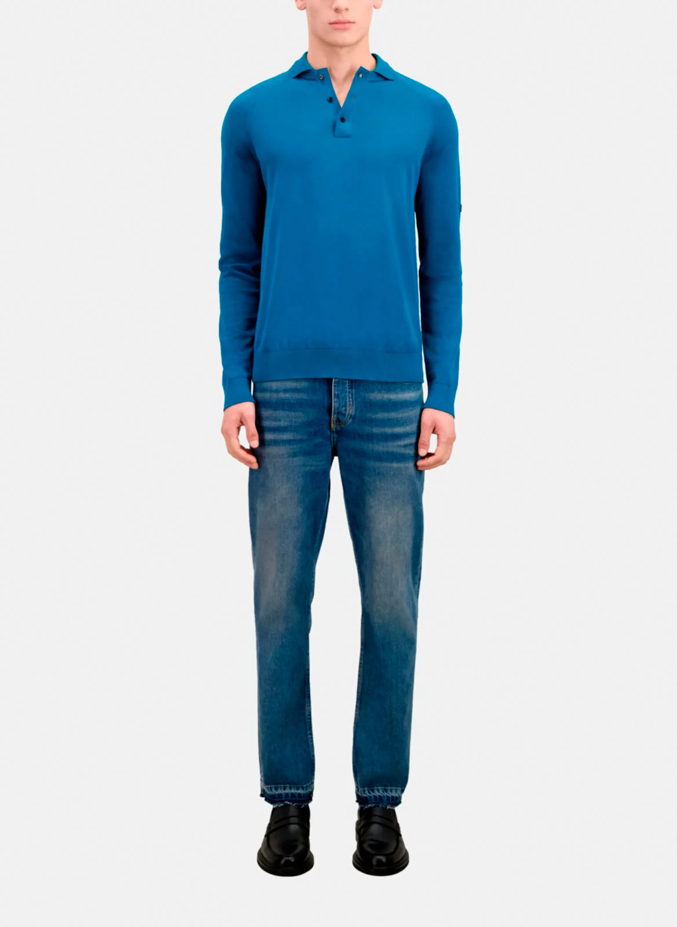  THE KOOPLES   Polo a maniche lunghe regular fit | Blu