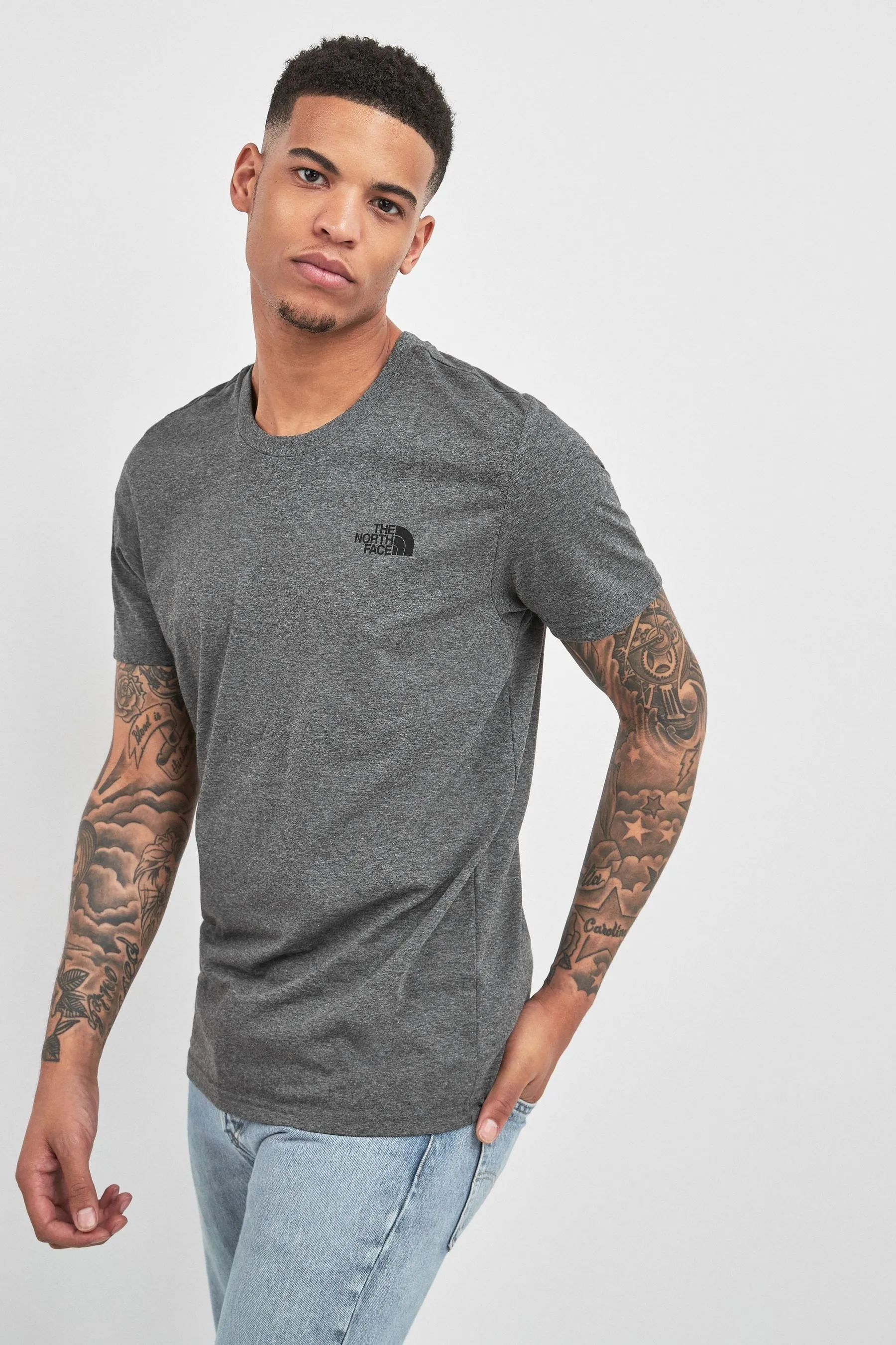 The North Face Mens Simple Dome Short Sleeve 100% Cotton T-Shirt    