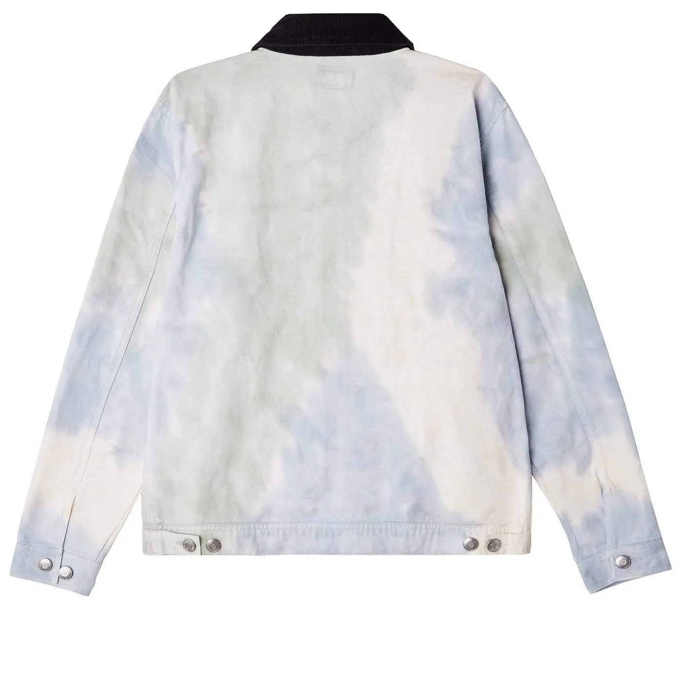 Tie Dye Work Jacket Good Grey Multi