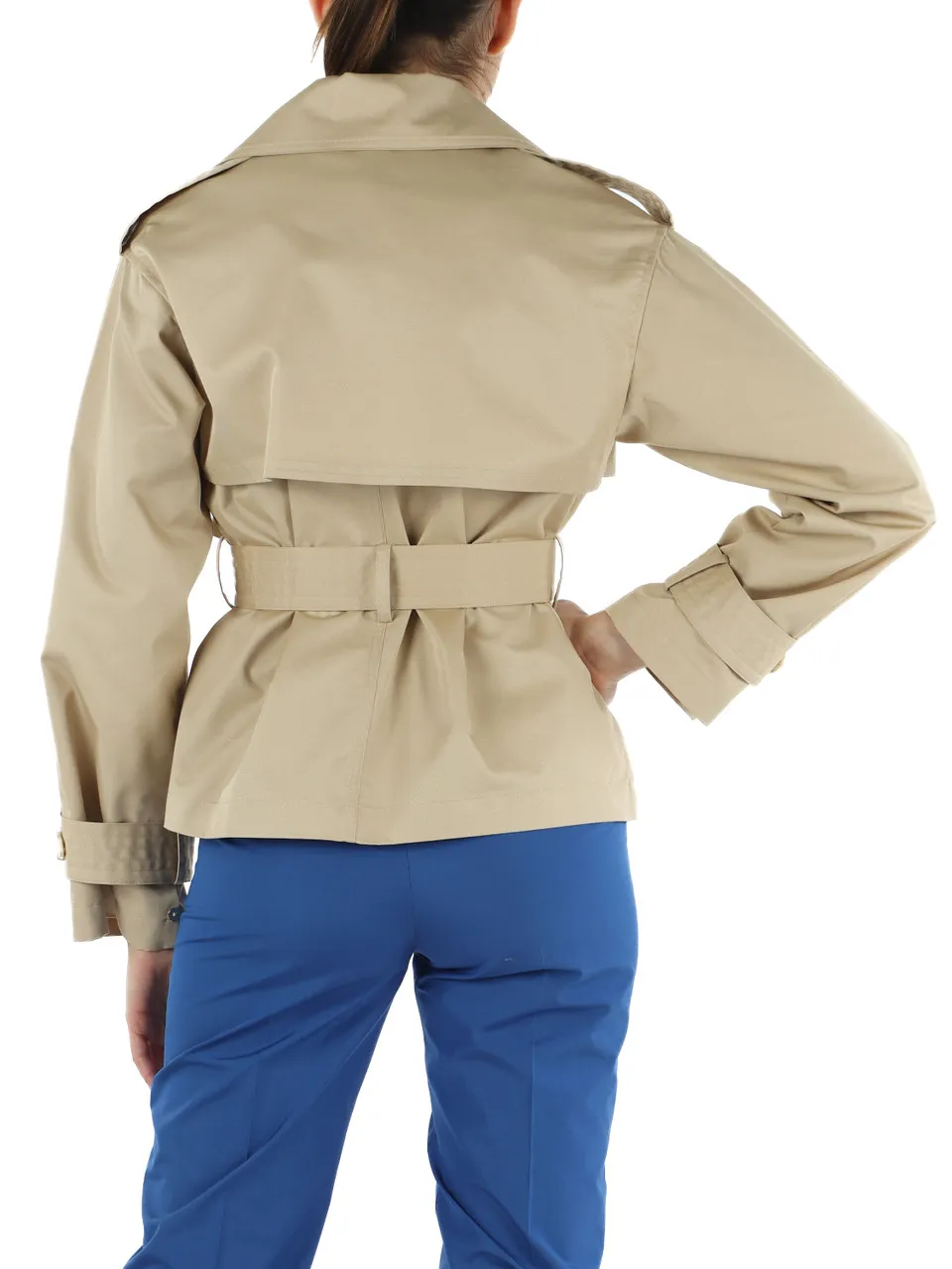 Trench corto in misto cotone VIK