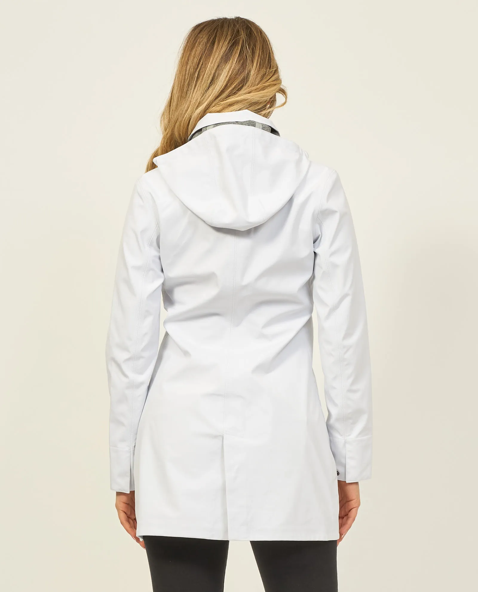 Trench donna Mathy di K-way con cappuccio e logo