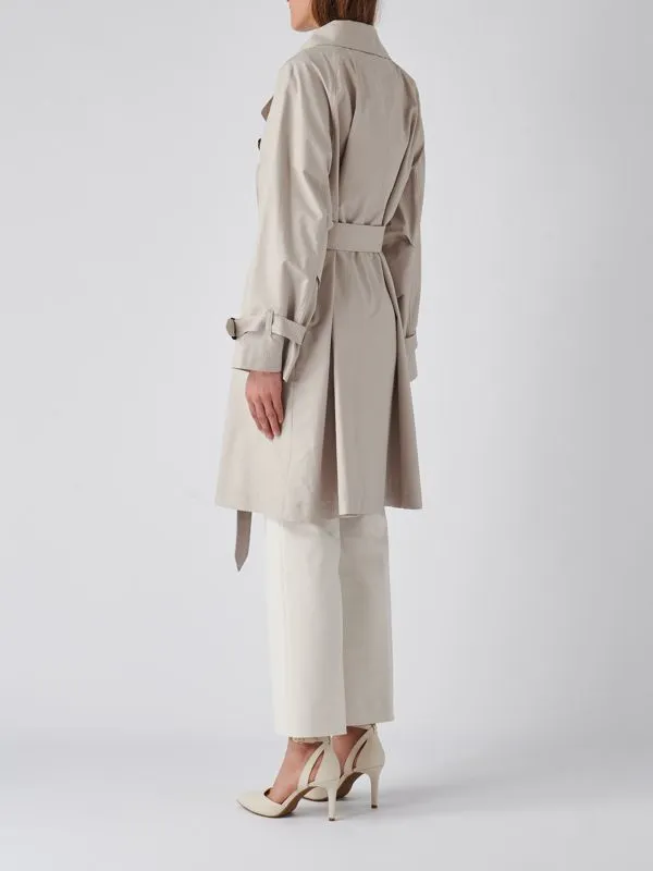 Trench donna Max Mara The Cube Titrench in misto cotone Ecru'