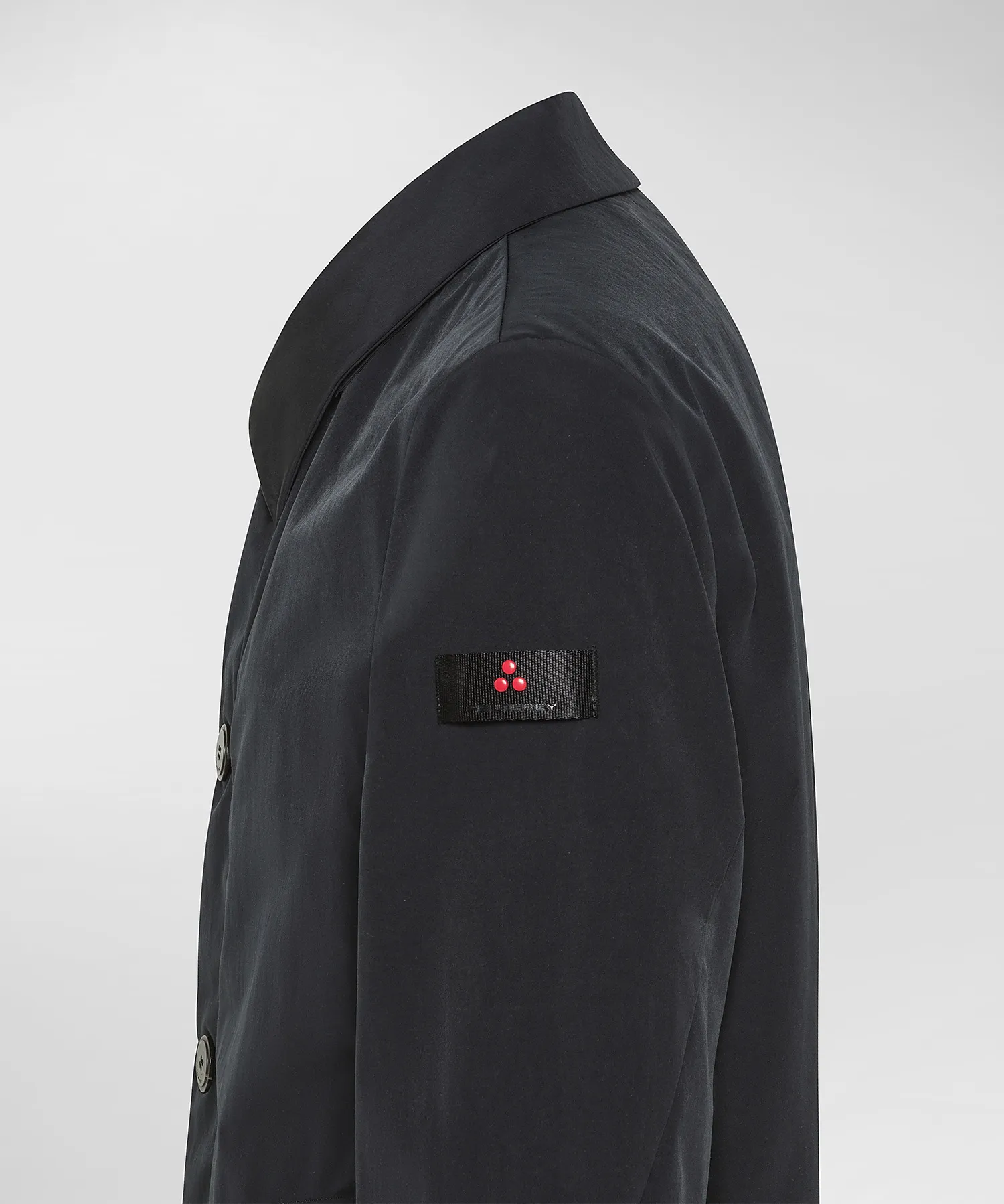 Trench in popeline di nylon