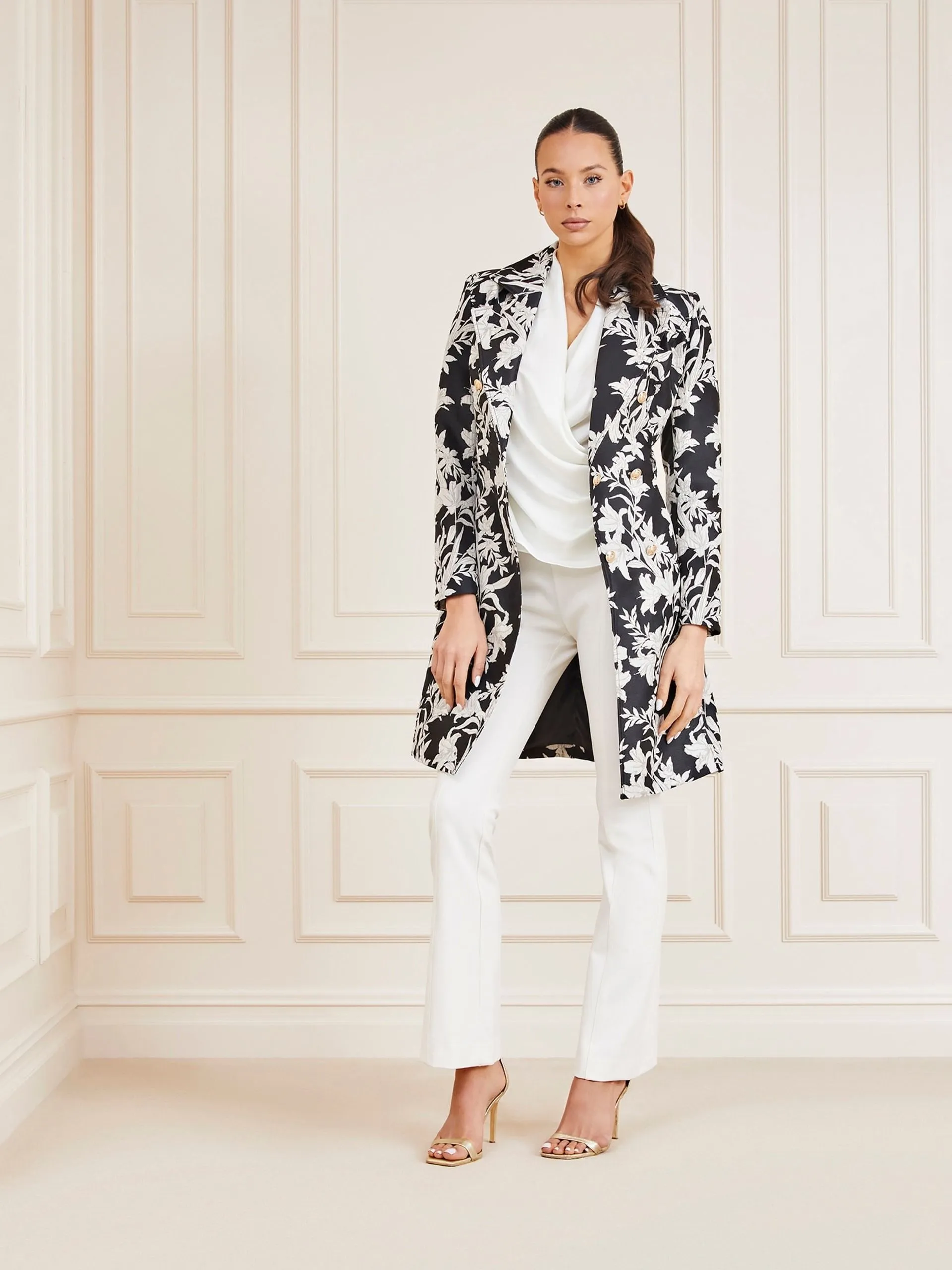 Trench marciano stampa all over