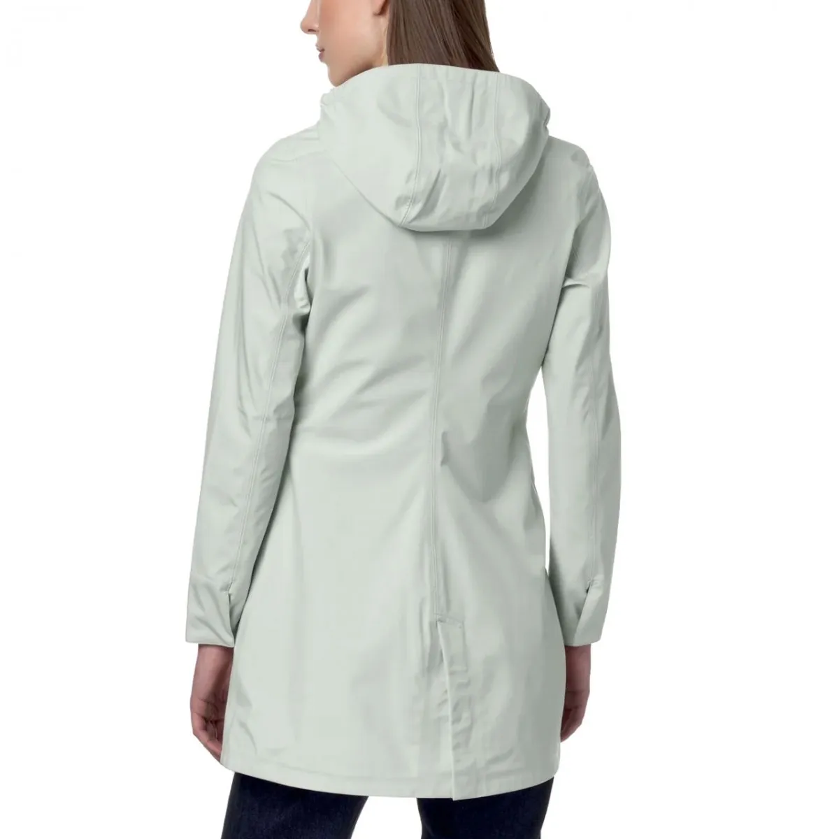 Trench Mathy Bonded Jersey Grey Sage