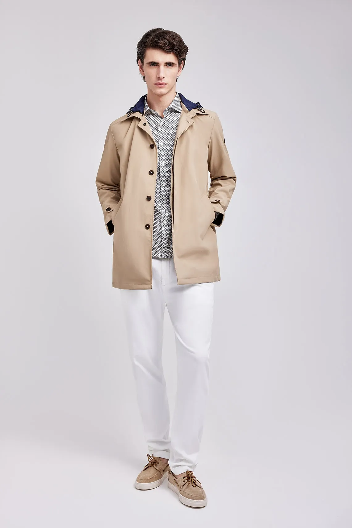 TRENCH  NYLON BEIGE
