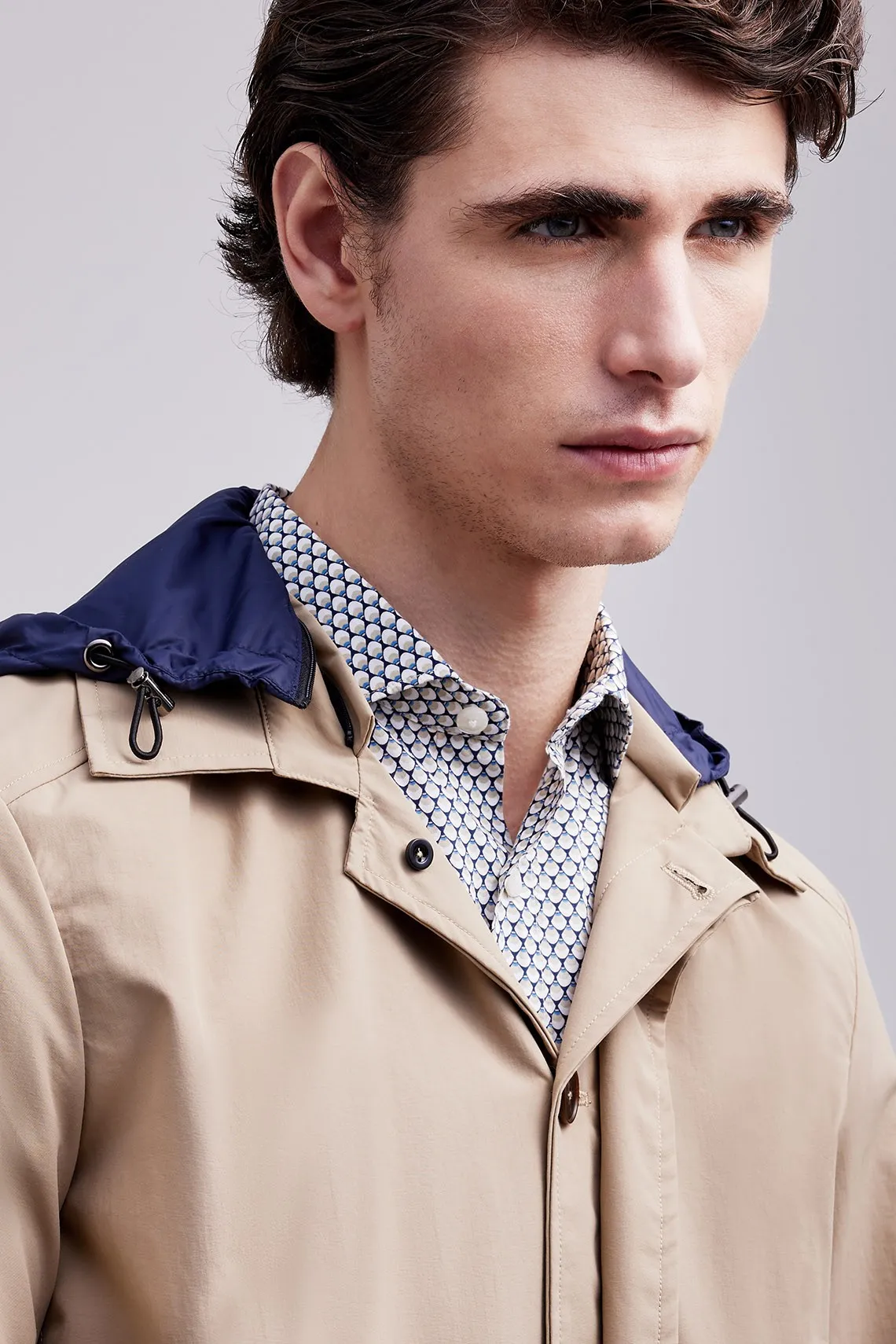 TRENCH  NYLON BEIGE