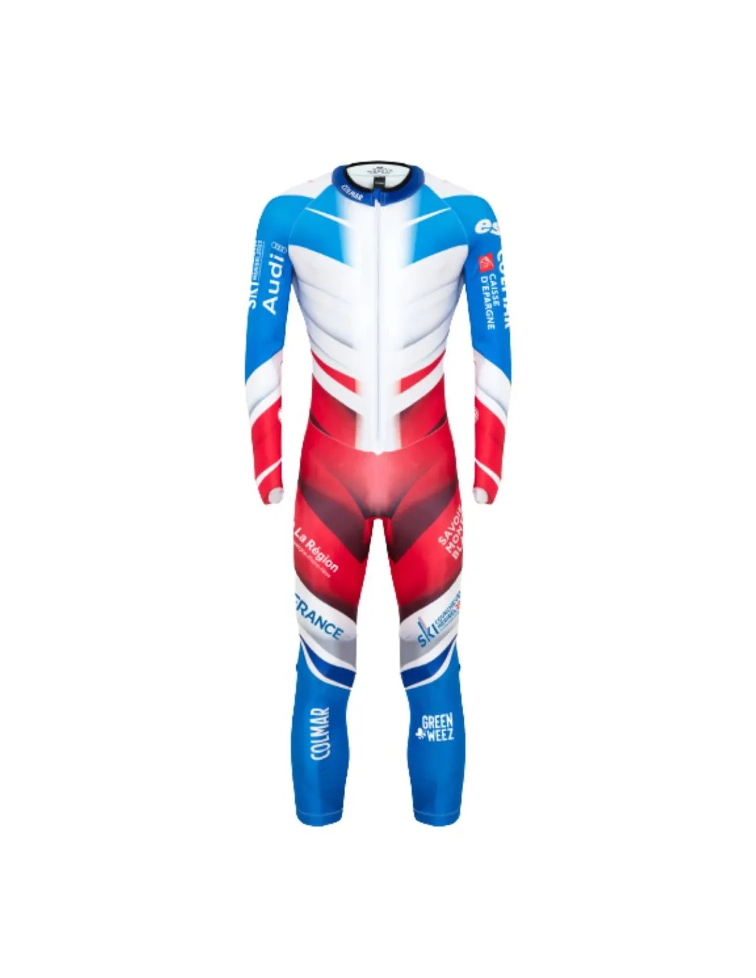 Tuta da sci Racing Colmar 79Y Tuta da gara Replica Francia 2023