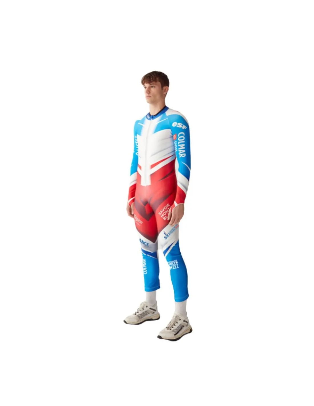 Tuta da sci Racing Colmar 79Y Tuta da gara Replica Francia 2023