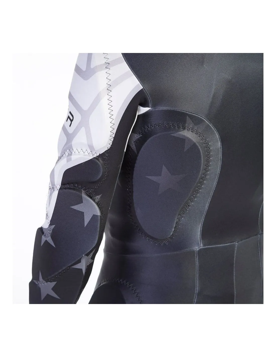 Tuta da sci Racing Spyder da uomo Nine Ninety nera