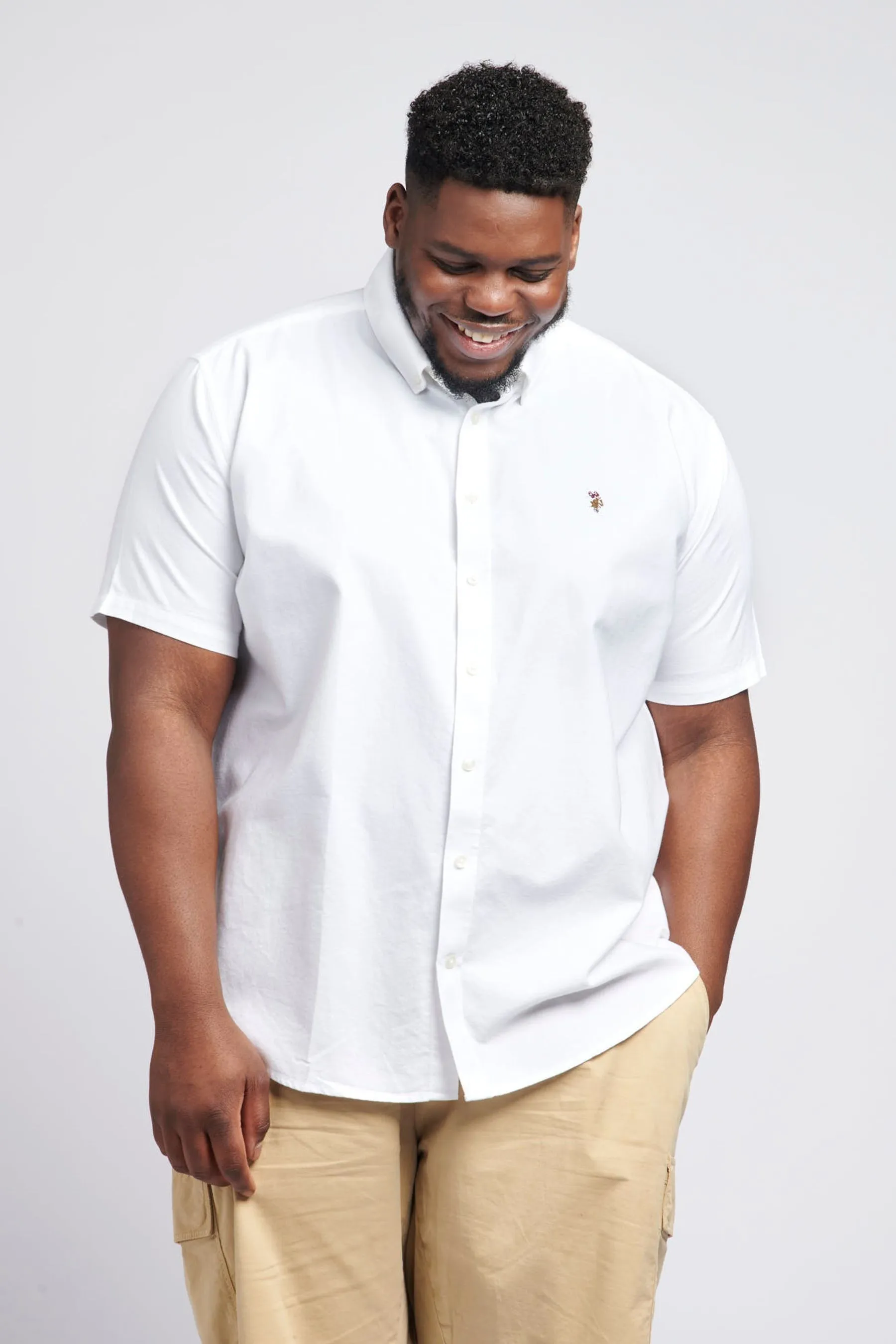 U.S. Polo Assn. - Camicia Oxford Manica corta a righe