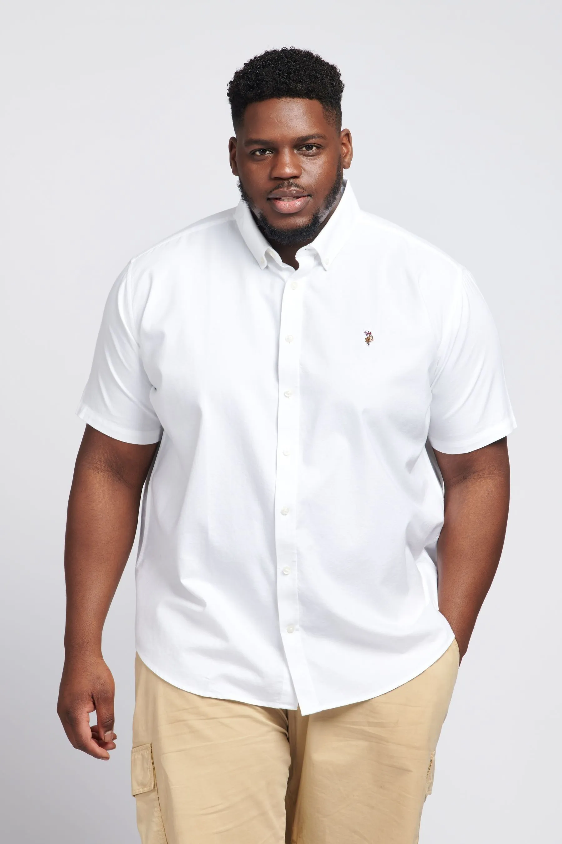 U.S. Polo Assn. - Camicia Oxford Manica corta a righe