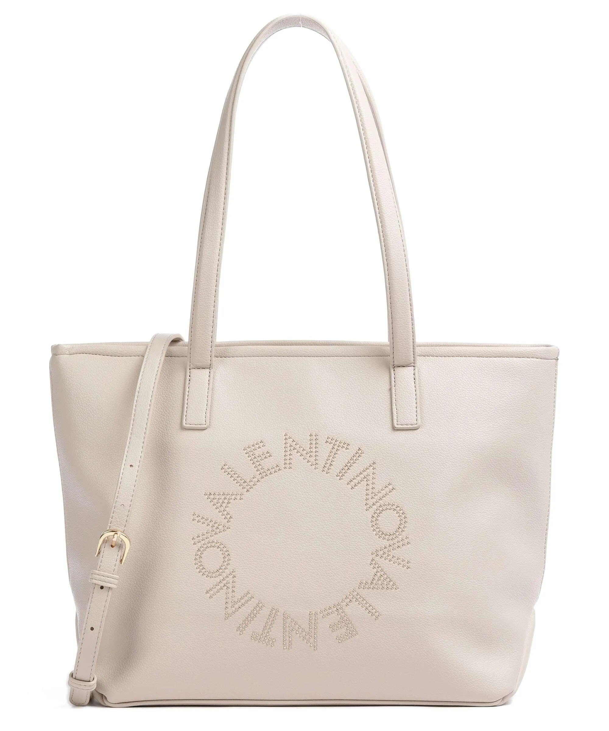  Valentino Bags Pie Re Borsa shopper pelle sintetica beige  