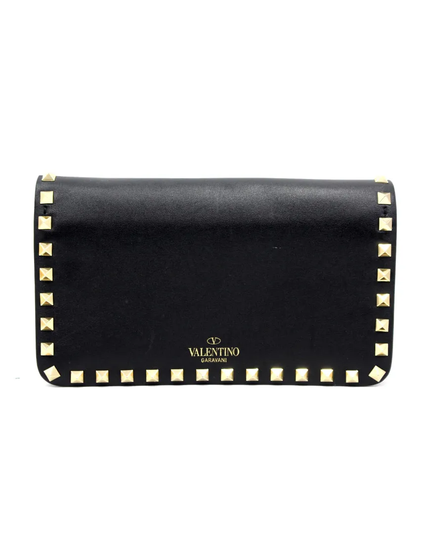 Valentino Tracolla Pelle Nera